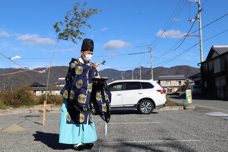 阿波市阿波町H様邸　地鎮祭！新築 リフォームは徳島県 阿波市 プロジェクトホームで♪